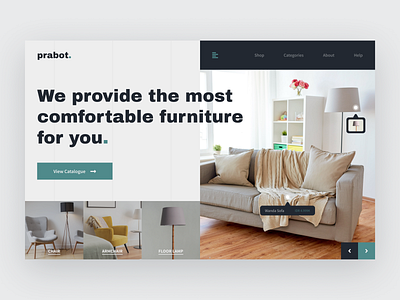 Hero Exploration - Furniture Web furniture furniture website hero hero section ui uidesign uidesigner uiux uiuxdesign userinterface webdesign webdesigner