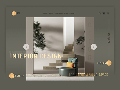 IN INTERIOR DESIGN design prototype ui design web design