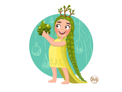 The Princess Who Grows Moss