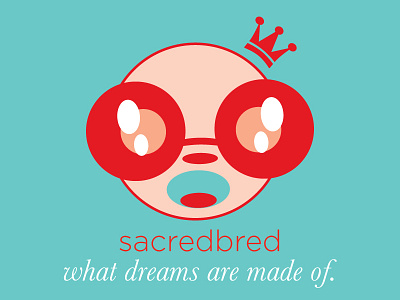 sacredbred branding debut illustration logo sacredbred identity vector