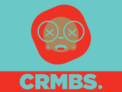 crmbs. branding character crmbs identity kawaii logo pop pseudonym vector