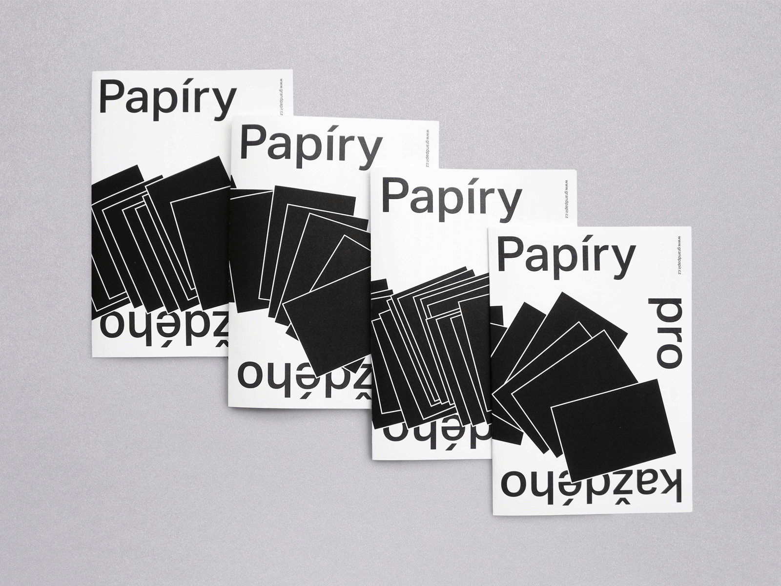 Grandpapír black and white branding brochure business card design flyer graphic design identity illustration logo logotype minimalistic paper poster typography