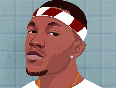 FranK Ocean digital editorial illustration frank ocean illustration musician vector