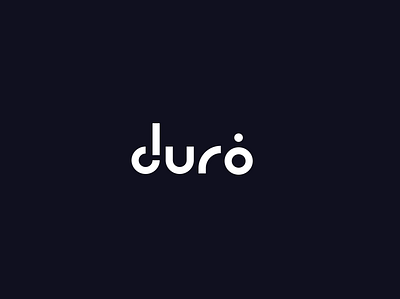 Duro branding branding typography wordmark