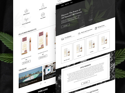 Pure Lush - CBD eCommerce Website Design