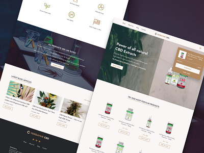 Herbavine CBD eCommerce Store Design cannabis cbd cbd oil dropship dropshipping dropshipping store ecommerce ecommerce app ecommerce business ecommerce design ecommerce shop hemp homepage site design ux ux design woocommerce