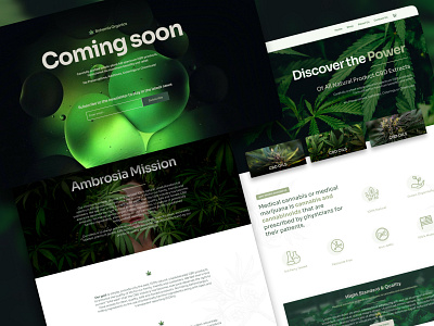 Web-design for Bohemia Organics CBD Store