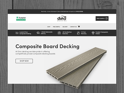 Dino Decking Website Design
