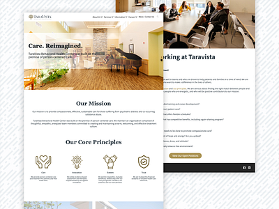 TaraVista Behavioral Health Center Website Design agency behaviour care clean design custom design health homepage homepage design hospital site design ui ux ux design web web design webdesign website website design wordpress