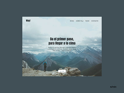 Way! Travel Web designer digital logo minimal product design travel app travelling ui ui design web