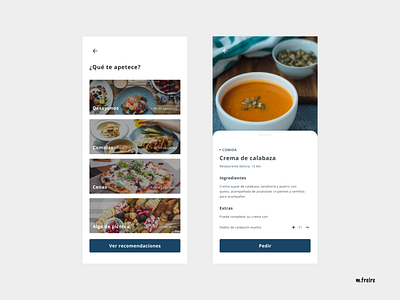 Food delivery App app delivery app digital meals minimal photography product design ui ui design