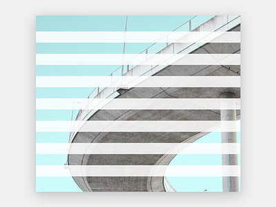 Bridge abstract architecture art collage decoration design lines minimal photo photography repetition white