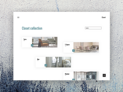 Closet agency app creative decoration desiginspiration designer digital minimal typography ui ui design web