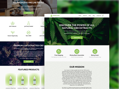 Natural MD CBD Website Design