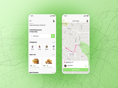 Food Delivery App Interface