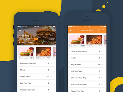 Food Ordering App app clean design experience interface ios mobile restaurant ui user ux