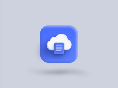 Note - 3d app icon