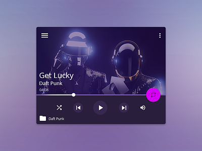 Widget android l android n m androidl icon inspiration material design materialdesign mobile music purple ui widget