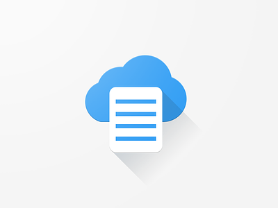 nPad android m androidl best app n designer new document google flat icon illustration cloud material material design materialdesign note