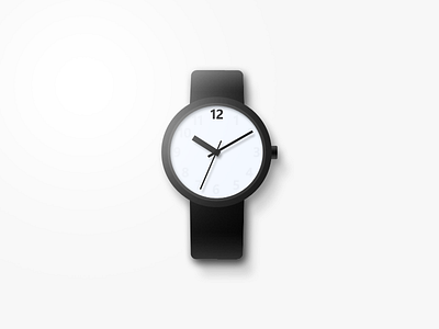 Little Design as Possible apple icon black possible illustration design minimalism designer simple minimal timte flat watch little watch white
