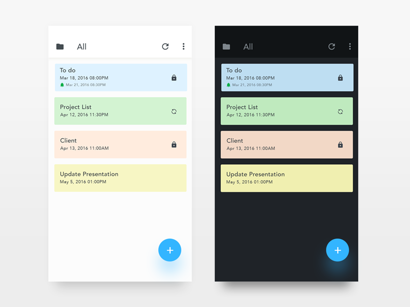 Note android App - UX/UI design by Iftikhar Shaikh on Dribbble
