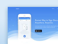 web illustration & Landing Page UI