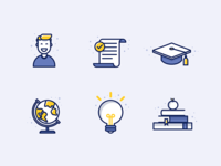 Education icons