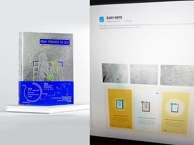 Easy note - New Trend in GUI app ebook gui icon illustration ios mobile note trend ui ux