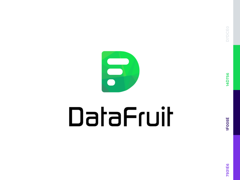 Datafruit Logo By Iftikhar Shaikh For Green Illumination On Dribbble