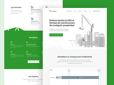 🏠Blockdym design illustration modular project property ui web website
