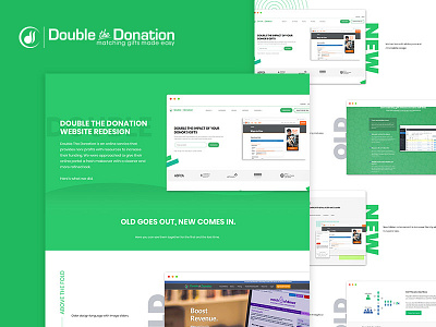 Double The Donation - Website Redesign Project web design web redesign website development wordpress