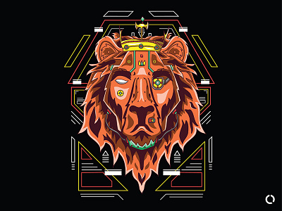 Lion illustration t shirt t shirt illustration vector