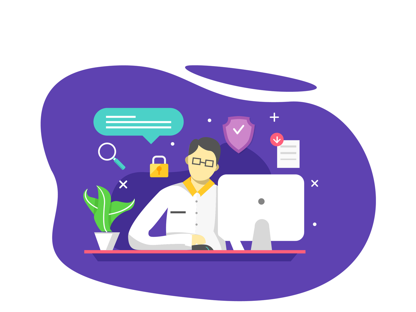 Data input Illustration by M Syauqi Ridho on Dribbble