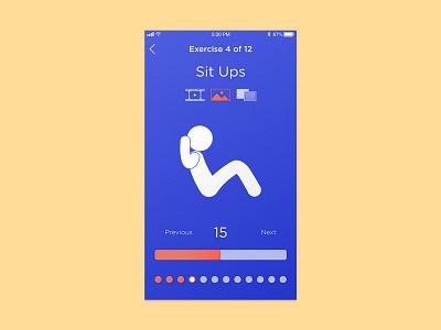 Daily UI #041 – Workout Tracker