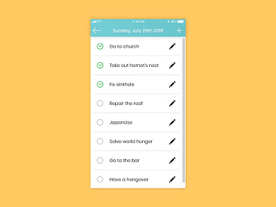 Daily UI #042 – Todo List dailyui dailyui 042 design todo list ui uidesign