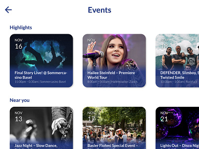 Daily UI #070 – Event Listing dailyui dailyui 070 design event listing ui uidesign