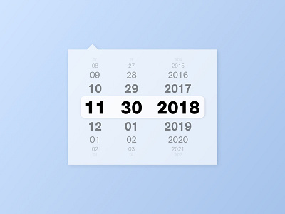 Daily UI #080 – Date Picker