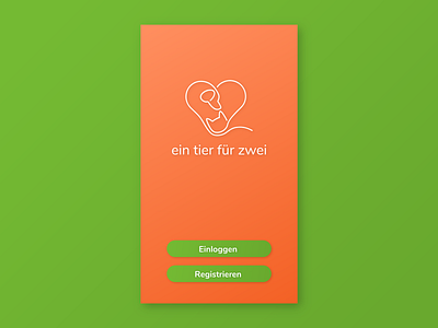 Animal Sharing Platform "Ein Tier für zwei" – App Design