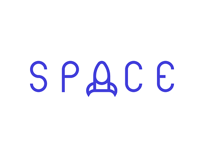 Thirty Logos Challenge 01 – Space logo logodesign thirty logos thirty logos challenge typography