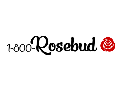 Thirty Logos Challenge 06 – 1-800-Rosebud logo logodesign thirty logos thirty logos challenge typography