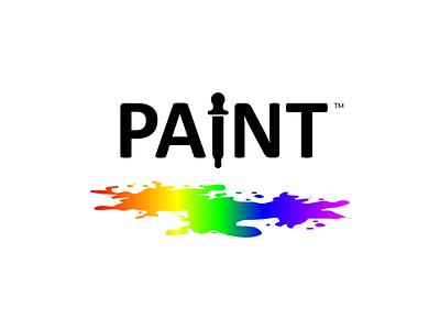 Thirty Logos Challenge 09 – Paint logo logodesign thirty logos thirty logos challenge typography