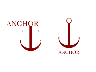 Thirty Logos Challenge 10 – Anchor logo logodesign thirty logos thirty logos challenge typography