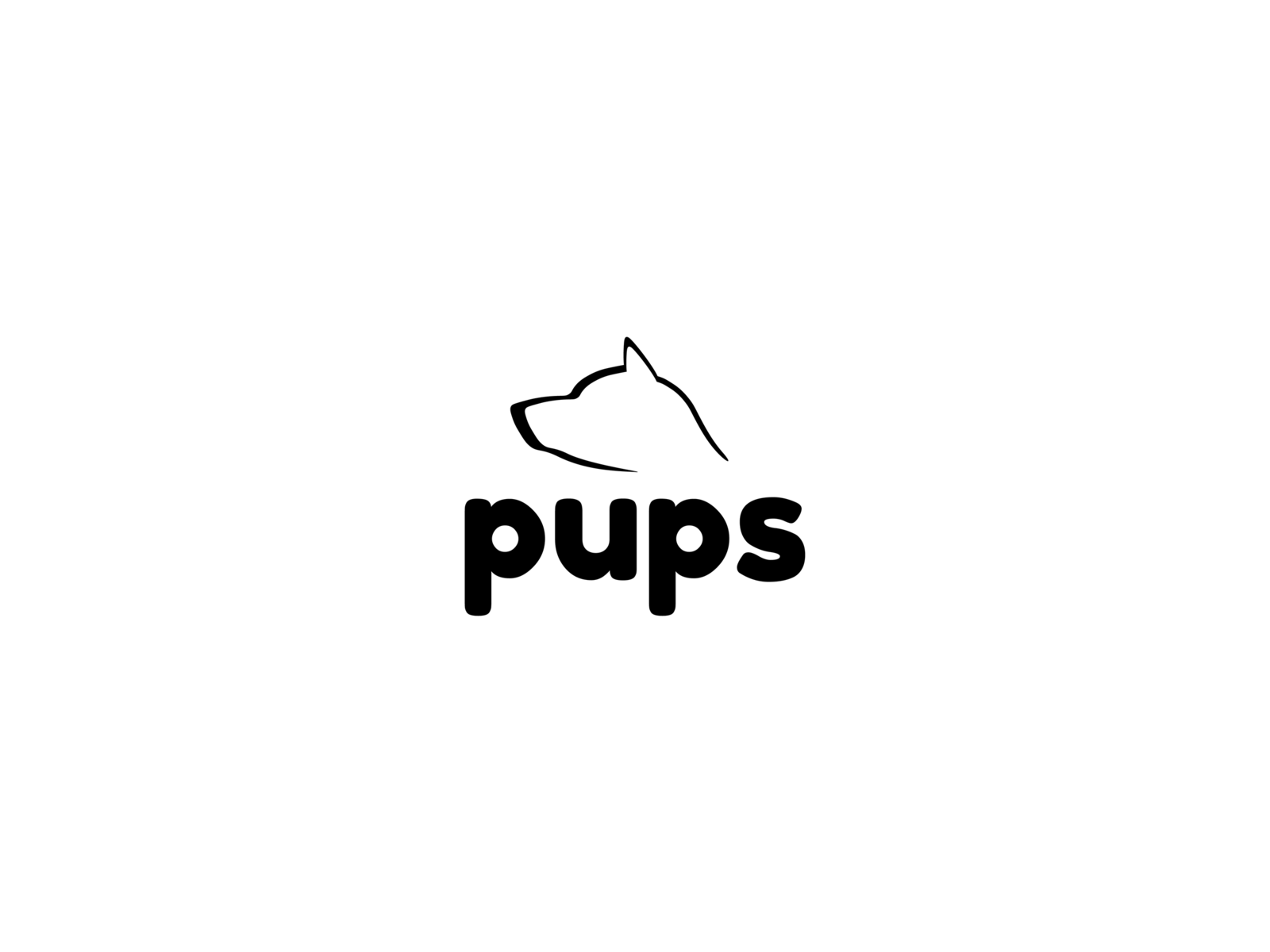 Thirty Logos Challenge 15 – Pups by Odin Aerni on Dribbble