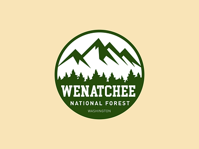 Thirty Logos Challenge 25 – Wenatchee National Forest logo logodesign thirty logos thirty logos challenge typography