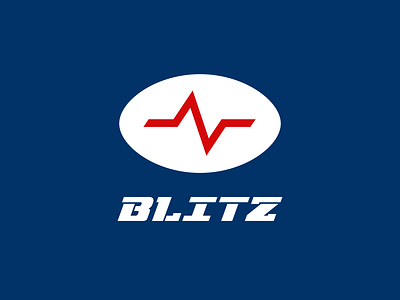 Thirty Logos Challenge 27 – Blitz (NFL App) logo logodesign thirty logos thirty logos challenge typography