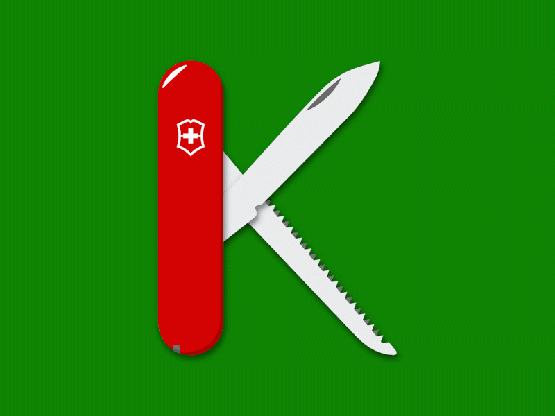 K is for Knife 36 days 36 days of type 36 days of type lettering letter k typedesign typography