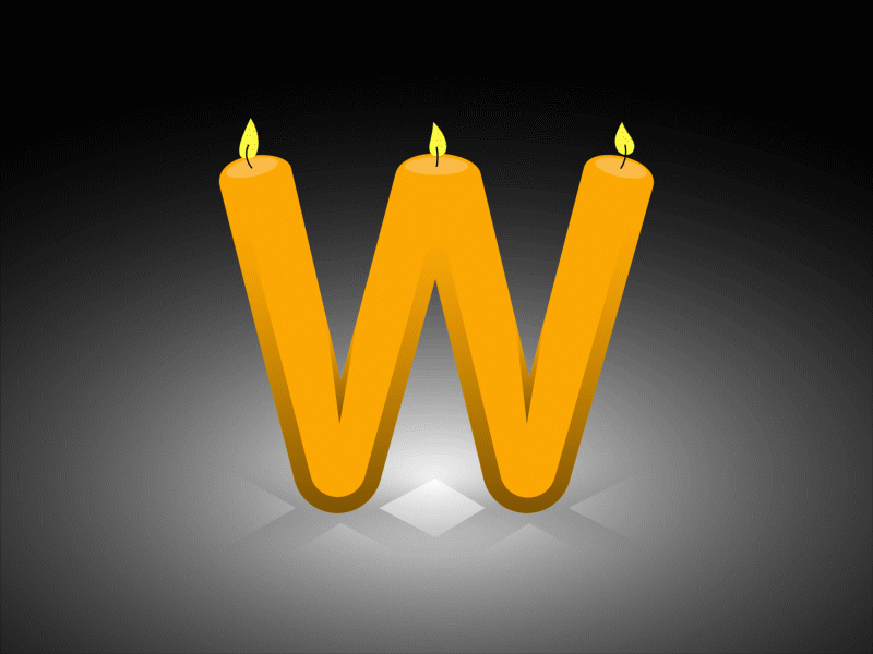 W is for Wax 36 days 36 days of type 36 days of type lettering letter w typedesign typography