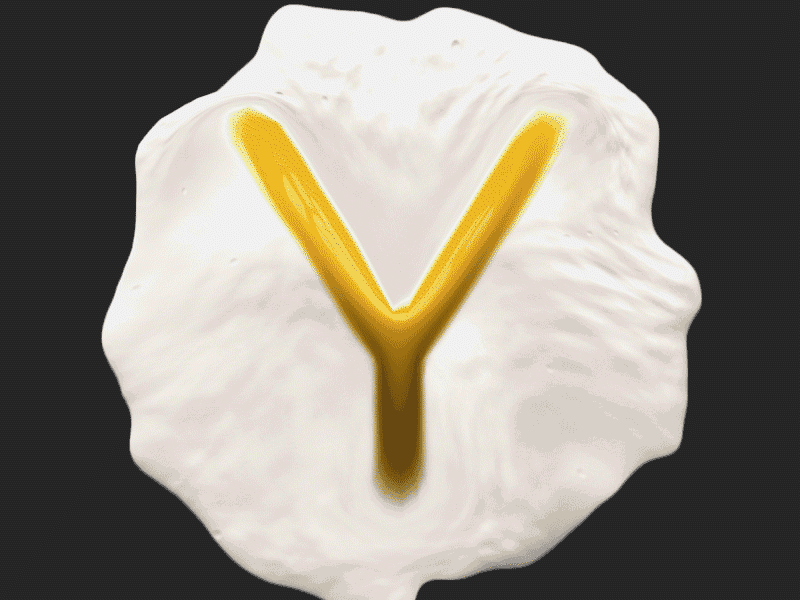 Y is for Yolk 36 days 36 days of type 36 days of type lettering letter y typedesign typography