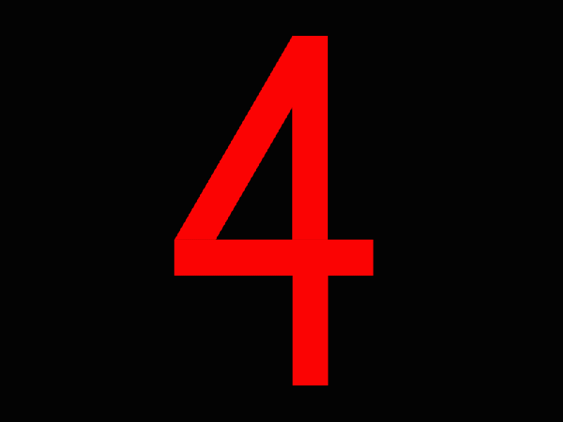 4 36 days 36 days of type 36 days of type lettering number 4 numeral typedesign typography