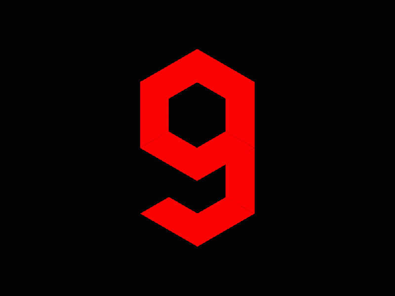 9 36 days 36 days of type 36 days of type lettering number 9 numeral typedesign typography